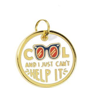 Primitives by Kathy - Enamel Pet Charm - Cool And I Just Can't Help It